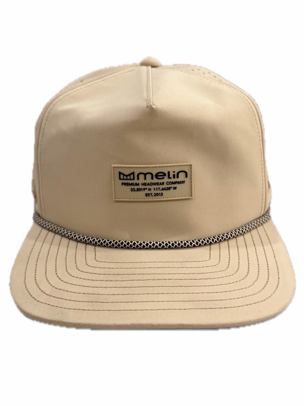 Melin Coronado Khaki Hydro Trucker Hat Neutral Minimal Mens Womens Unisex